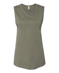 BELLA + CANVAS 6003 Women's Jersey Muscle Tank - Military Green - front