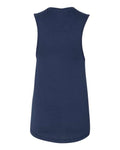 BELLA + CANVAS 6003 Women's Jersey Muscle Tank - Navy - back