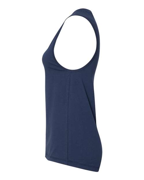 BELLA + CANVAS 6003 Women's Jersey Muscle Tank - Navy - side