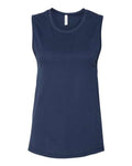 BELLA + CANVAS 6003 Women's Jersey Muscle Tank - Navy - front