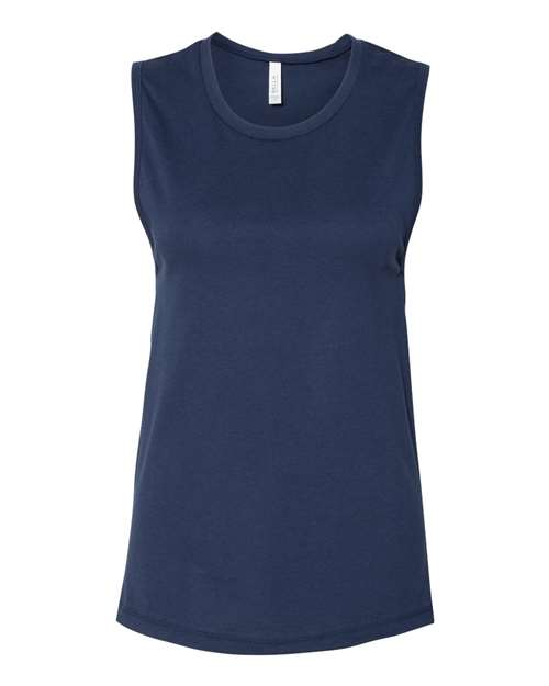 BELLA + CANVAS 6003 Women's Jersey Muscle Tank - Navy - front