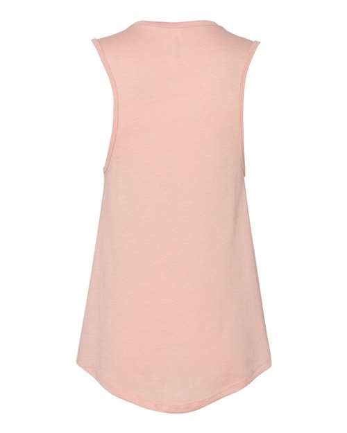 BELLA + CANVAS 6003 Women's Jersey Muscle Tank - Heather Peach - back