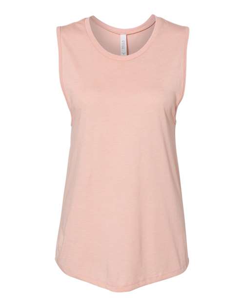 BELLA + CANVAS 6003 Women's Jersey Muscle Tank - Heather Peach - front