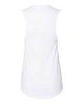 BELLA + CANVAS 6003 Women's Jersey Muscle Tank - White - back
