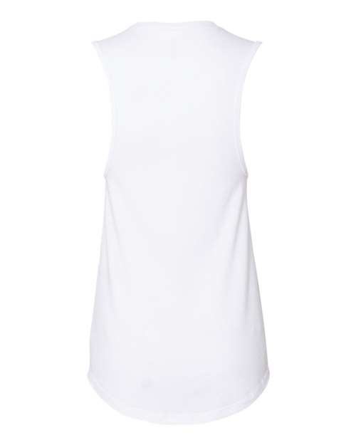 BELLA + CANVAS 6003 Women's Jersey Muscle Tank - White - back