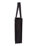 OAD OAD100 Promotional Shopper Tote - Black - side