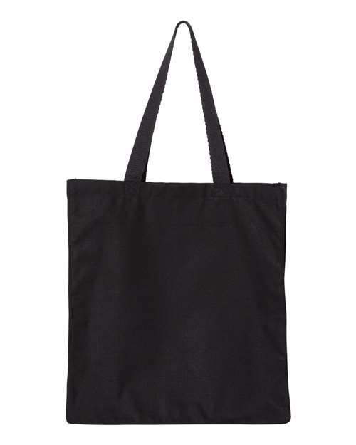 OAD OAD100 Promotional Shopper Tote - Black - front