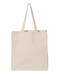OAD OAD100 Promotional Shopper Tote - Natural - back