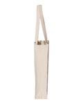 OAD OAD100 Promotional Shopper Tote - Natural - side
