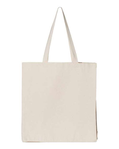 OAD OAD100 Promotional Shopper Tote - Natural - front