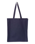 OAD OAD100 Promotional Shopper Tote - Navy - front