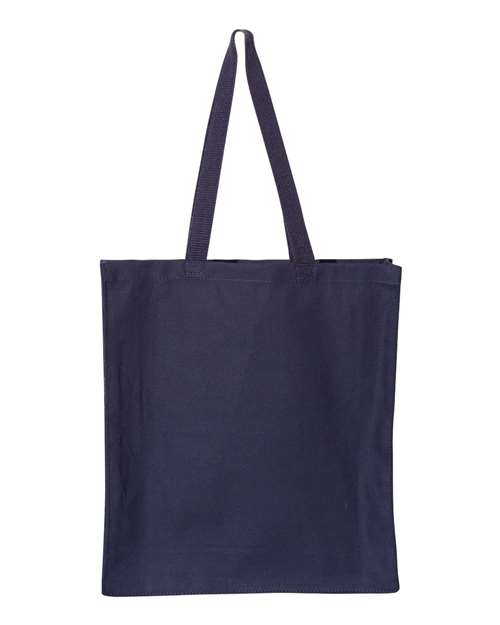 OAD OAD100 Promotional Shopper Tote - Navy - front