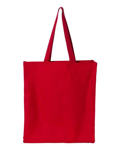 OAD OAD100 Promotional Shopper Tote - Red - back