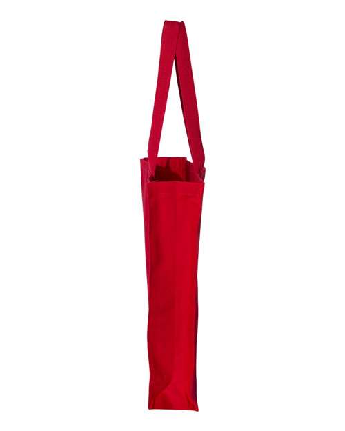 OAD OAD100 Promotional Shopper Tote - Red - side