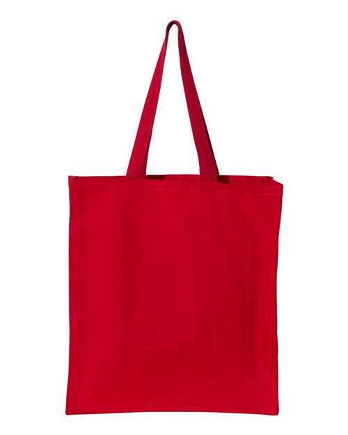 OAD OAD100 Promotional Shopper Tote - Red - front