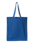 OAD OAD100 Promotional Shopper Tote - Royal - back