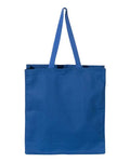 OAD OAD100 Promotional Shopper Tote - Royal - front