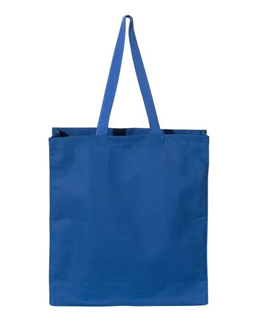 OAD OAD100 Promotional Shopper Tote - Royal - front