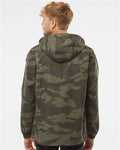Independent Trading Co. EXP94NAW Men's Nylon Anorak - Forest Camo - model back