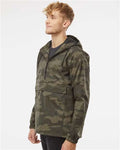 Independent Trading Co. EXP94NAW Men's Nylon Anorak - Forest Camo - model side
