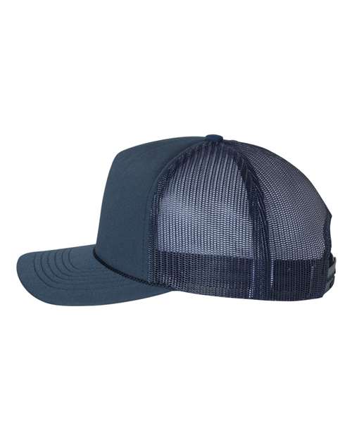 Richardson 113 Foamie Trucker Cap - Navy - side