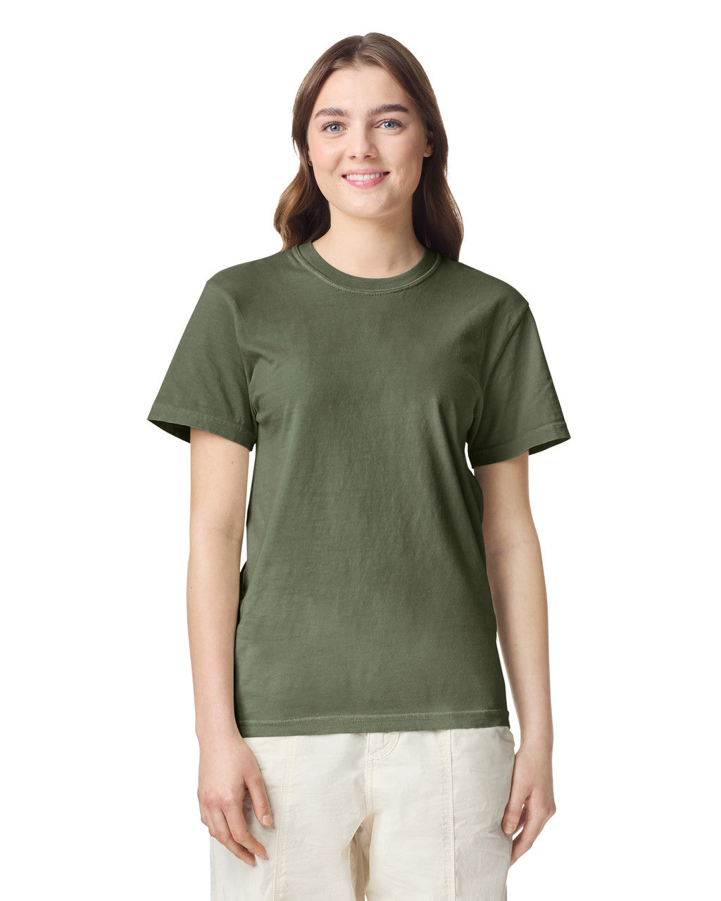 Comfort Colors C1717 Garment-Dyed Heavyweight T-Shirt - Sage - model front