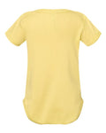 Rabbit Skins 4400 Infant Baby Rib Bodysuit - Butter - back