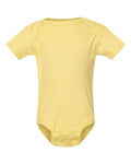 Rabbit Skins 4400 Infant Baby Rib Bodysuit - Butter - front