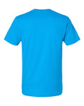 LAT 6901 Unisex Fine Jersey Tee - Turquoise - back
