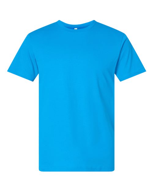 LAT 6901 Unisex Fine Jersey Tee - Turquoise - front