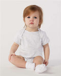 Rabbit Skins 4424 Infant Fine Jersey Bodysuit - Ash - model front