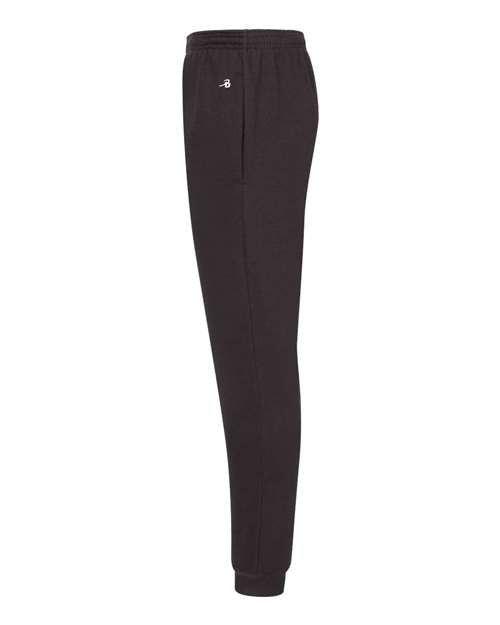 Badger 1215 Men's Sport Athletic Fleece Joggers - Black - side