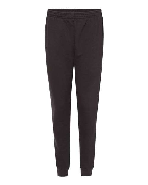 Badger 1215 Men's Sport Athletic Fleece Joggers - Black - front