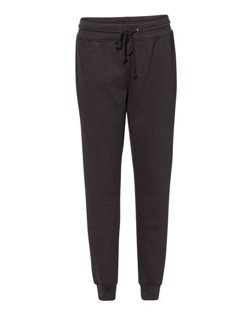 Badger 1216 Women’s Sport Athletic Fleece Joggers - Black - front