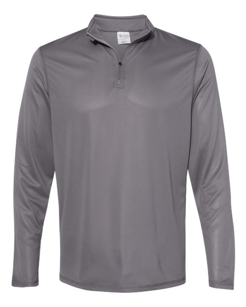 Augusta Sportswear 2785 Men's Attain Color Secure Performance Quarter-Zip Pullover - Graphite - front