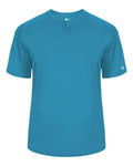 Alleson Athletic 2930 Youth B-Core Placket Jersey - Electric Blue - front