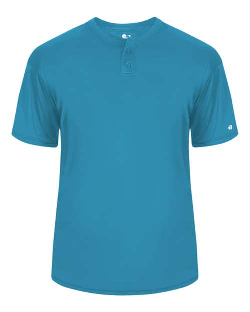 Alleson Athletic 2930 Youth B-Core Placket Jersey - Electric Blue - front