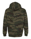 Independent Trading Co. IND4000 Heavyweight Hooded Sweatshirt - Forest Camo - back