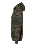 Independent Trading Co. IND4000 Heavyweight Hooded Sweatshirt - Forest Camo - side