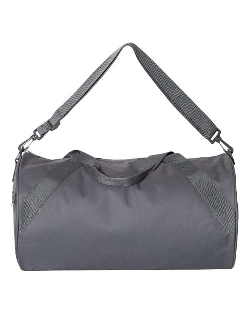Liberty Bags 8805 Recycled 18” Small Duffel Bag - Charcoal - back