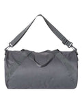 Liberty Bags 8805 Recycled 18” Small Duffel Bag - Charcoal - front