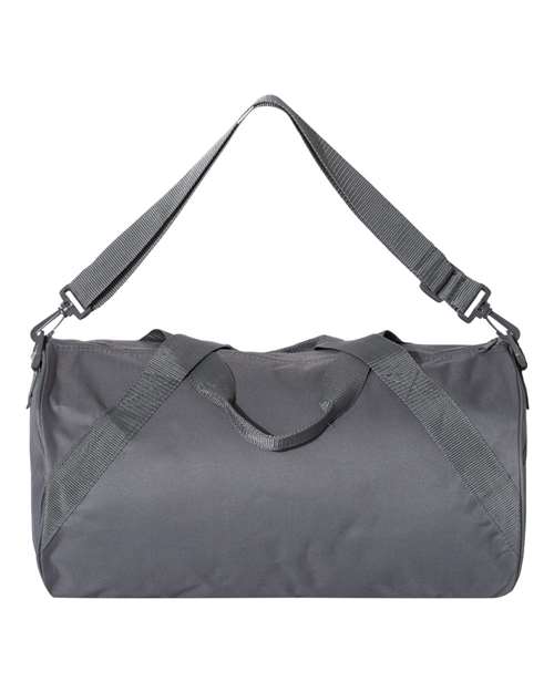 Liberty Bags 8805 Recycled 18” Small Duffel Bag - Charcoal - front