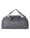 Liberty Bags 8806 Recycled 23 1/2" Large Duffel Bag - Charcoal - front