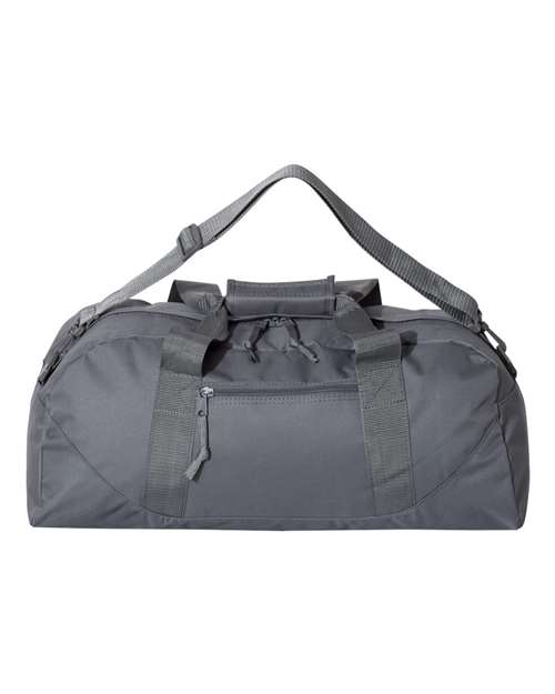 Liberty Bags 8806 Recycled 23 1/2" Large Duffel Bag - Charcoal - front