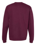 Independent Trading Co. SS3000 Midweight Crewneck Sweatshirt - Maroon - back