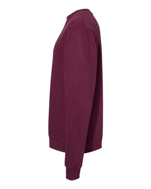 Independent Trading Co. SS3000 Midweight Crewneck Sweatshirt - Maroon - side