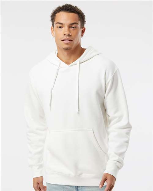 Independent Trading Co. PRM4500 Unisex Midweight Pigment-Dyed Hooded Sweatshirt - Prepared For Dye - model front