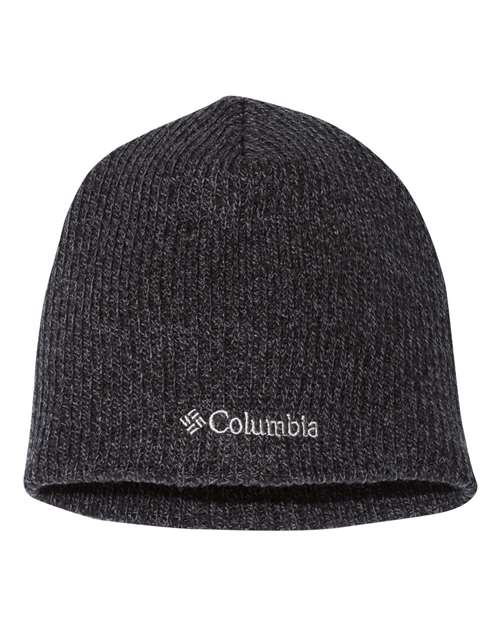 Columbia 118518 Whirlibird Watch Cap Beanie - Black/ Graphite Marled - front