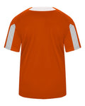 Alleson Athletic 7976 Men's Striker Placket - Burnt Orange/ White - back
