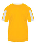 Alleson Athletic 7976 Men's Striker Placket - Gold/ White - back